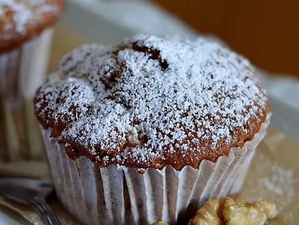 Apfel Nussmuffins