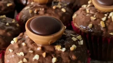 Toffifee Nougat Muffins