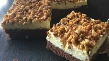 Blechkuchen Gebrannte Mandeln