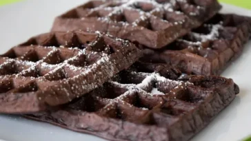 Brownie Schokoladen Waffeln