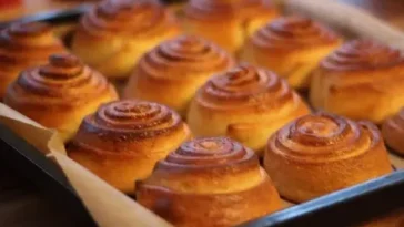 Schwedische Zimtschnecken Kanelbullar