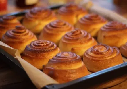 Schwedische Zimtschnecken Kanelbullar