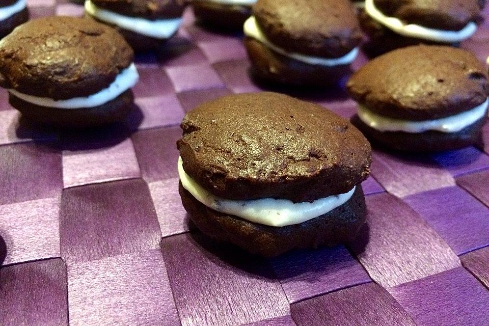 whoopie-pies-mit-frischkaese-frosting - Best Rezepte