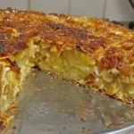 Apfelkuchen mit Mandeldecke