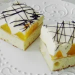 Pfirsich Eierlikör Schnitten