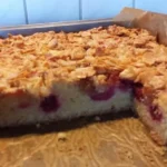 Kirschkuchen mit Marzipan