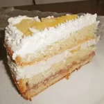 Ananastorte mit weißer Schokoladesahne und Nougatcreme