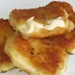 Gebratener Schafskäse mit Spinat Kritharaki