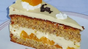 Karotten Orangencreme Torte