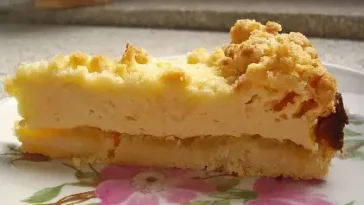 Käse-Apfel-Streuselkuchen