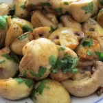 Knoblauch Champignons