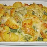 Lachsauflauf mit Gemüse