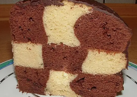 Schachbrett KuchenSchachbrett Kuchen