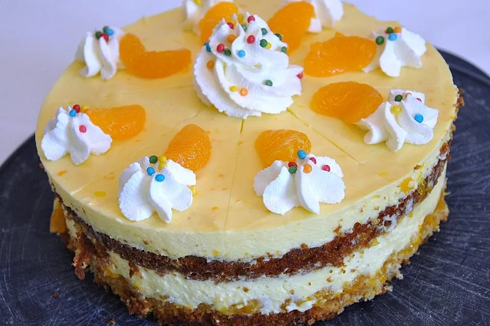karotten-orangencreme-torte - Best Rezepte