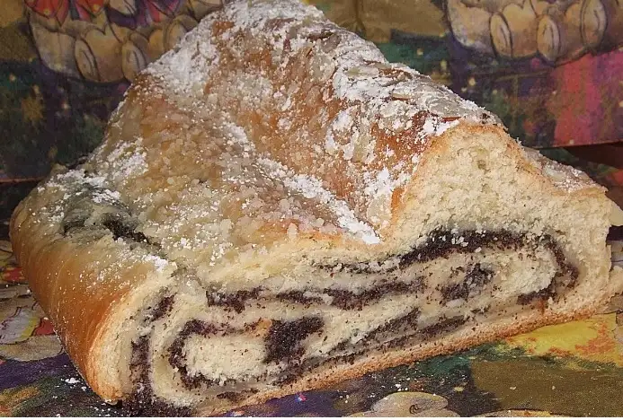 Apfel Mohn Stollen