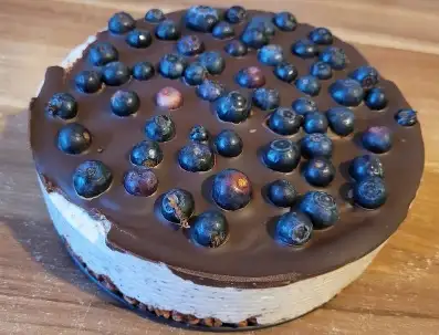 Blaubeer Schokotorte ohne Backen