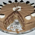 Gefüllte Zebratorte