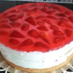 Quarktorte mit Erdbeeren