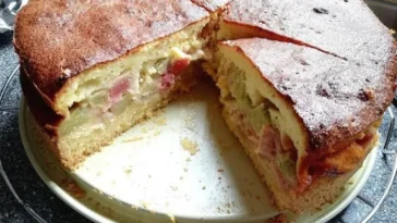 Rhabarber – Rahmkuchen