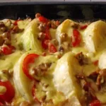 Überbackener Weißkohl