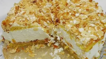 Zitronen-Baiser Torte