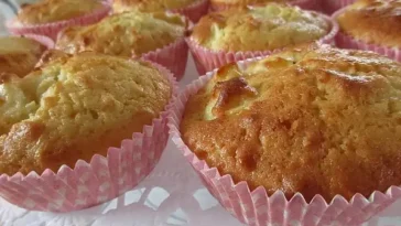 Apfel-Marzipan-Muffins