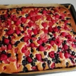 Joghurt Frucht Blechkuchen