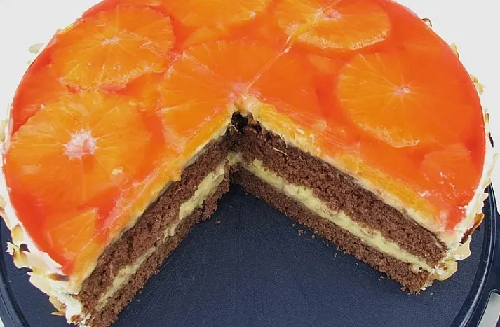 Orangen Schoko Torte