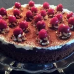 Schoko-Kirsch-Kuchen ohne Mehl und Zucker