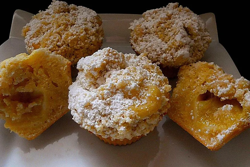 Rhabarbermuffins mit Streuseln - Best Rezepte