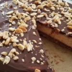 All american Chocolate and Peanut Butter Cheesecake