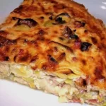 Quiche mit Lauch und Schinken