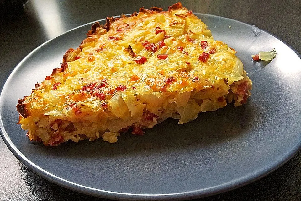 Flotter-Zwiebelkuchen-ohne-Boden - Best Rezepte