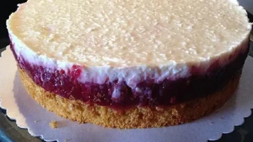 Himbeer-Kirsch-Joghurt-Torte