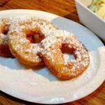 Gebackene Apfelringe