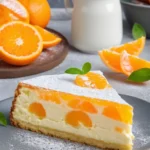 Quarkkuchen mit Mandarinen