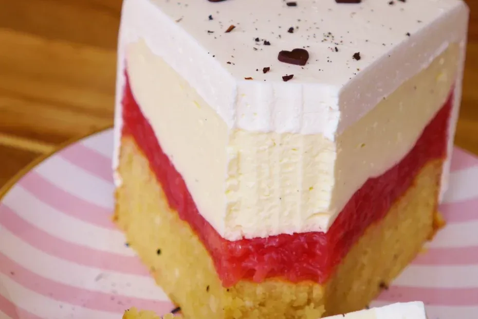 Rhabarber-Vanille-Torte - Best Rezepte