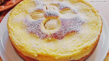 Apfelkuchen mit Eierlikörguss