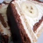 Dachkuchen mit Bananen ohne Backen