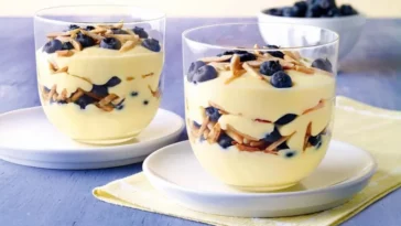 Heidelbeer-Mascarpone-Pudding