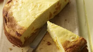 Käsekuchen ohne Boden mit Mandarinen