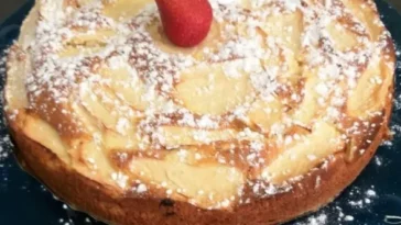 LEICHTER ERDBEER-APFEL-KUCHEN