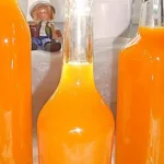 Frischer Mandarinenlikör zum Verwöhnen