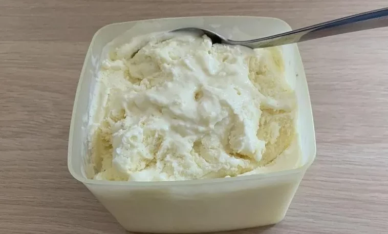 Milchmädchen eis ohne eismaschine