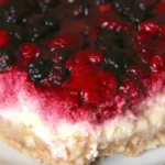 New Yorker Käsekuchen mit Beerensauce