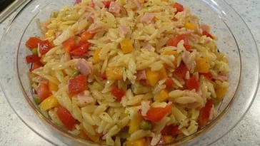 Paprika nudelsalat