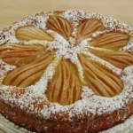 birnenkuchen-mit-johannisbeerkonfituere