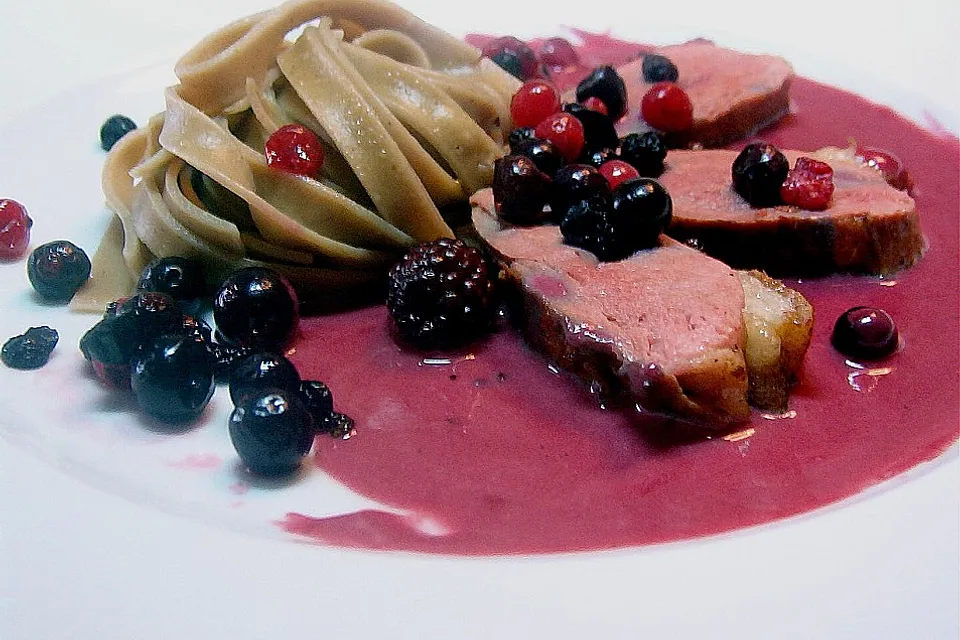 Entenbrust in Rosa Pfeffer-Fruchtsauce - Best Rezepte