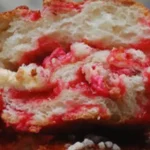 Brioche mit rosa Pralinen mit Thermomix