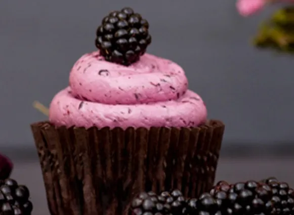 Brombeer-Schoko-Cupcakes